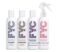 FYC For Your Curls Starter Bundle Shampoo Conditioner Leave-In 4x 250ml | Boost Moisture and Shine, Control Frizz and Define Curls with Shea Butter and Olive Oil. No Sulphates or Parabens.
