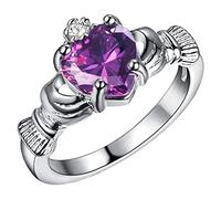 Fycakly Anelli Donna Per le donne Anelli d'amore impilabili placcati in oro da uomo e per da donna