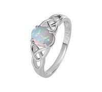 Fycakly Anelli in Argento Anello opale per le donne Gioielli Fashion Accessori popolari per la moglie