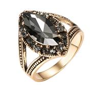 Fycakly Anelli in Argento Colore Boho Cristallo Per Le Donne Regalo Di Giorno Pietra Sposa Antico Gioielli Da Sposa In Oro Puoi Anche Come Etnico Grande Anello A Anelli Fedi Nuziali Della