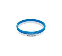 Fycakly Bracciale a catena regolabile per le donne con scritta in lingua inglese "God Is The First I Am The Second Rubber Men's And Woman", orologio motivazionale vintage, Misura unica, Gel di silice