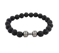 Fycakly Braccialetto da donna con scritta in lingua inglese "God Is The First" "I Am The Second Rubber Uomini e Donne Motivational Monkey Orecchini per Donna, Misura unica, Gel di silice
