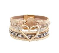 Fycakly Braccialetto indossabile con ciondoli braccialetti con braccialetti Nfc Versi quotidiani Versi ispiratori gioielli per uomini donne adolescenti pila per donne donne, Misura unica, Polsino