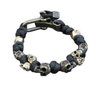 Fycakly Bracciali di perline per le donne Cherry Green Bracciale Donna Estate Design e Prospero Carriera Trasferimento Perle di Cristallo Mano Braccialetto di Perline Un sacco di Orecchini, Misura