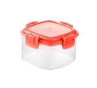 Fycakly Meal Prep Contenitori pz Mini bottiglia quadrata per condimenti Bottiglia trasparente per conservare i condimenti con coperchio a prova di perdite per cucina Picnic (B, 4cm)