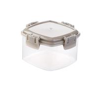 Fycakly Meal Prep Contenitori pz Mini bottiglia quadrata per condimenti Bottiglia trasparente per conservare i condimenti con coperchio a prova di perdite per cucina Picnic (A, 4cm)