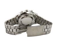 Fycakly Orologi Da Polso Da Uomo Parlare soli per non vedenti Guarda o non vedenti Orologio uomo inglese (Silver, One Size)