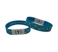 Fycakly per donne ragazze braccialetto indossabile braccialetti con braccialetti Nfc Bracciale versi giornaliero gioielli ispiratori Versi per uomini donne adolescenti piccoli orecchini a cerchio