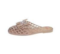 Fycakly Sandali Donna Estive Comode Ortopedici Sandali estivi traspiranti con suola morbida per passeggiate in spiaggia e comfort all'aria aperta (Beige, 36)
