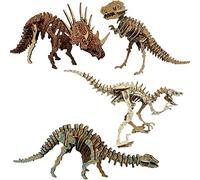 Fycooler 3D Puzzle In Legno Rompicapo per Hobby Creativi Adulti,Uomo,Bambini In Legno Puzzles 3D Dinosauri-Giochi Puzzle Legno Dinosauro Kit in Legno Fai Da Te-Kit Di Costruzione Puzzle 3D in Legno