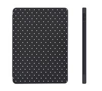 Fycyko Custodia per iPad (A16) 11/10a generazione 10,9 pollici (2025/2022), con portamatite e supporto trifold, custodia protettiva Polka Dot Carino per iPad 10e/11e-Nero