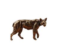 FYDCYHM Sculpture De Chat En Bronze Faite à La Main Statue D'animal Chanceux Pour Bureau à Domicile, Cadeau Unique De Nouvelle Maison Pour Les Propriétaires