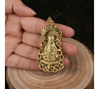 FYDCYHM Statua In Bronzo Di Guanyin Arredamento Moderno Del Soggiorno Steampunk, Apertura Del Dialogo Del Collezionista D'arte Unico(7cm, 2)