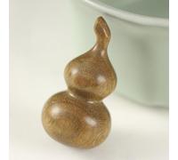 FYDCYHM Statua in legno Statua in legno Piccola zucca fatta a mano Scultura in legno Decorazione Vintage Decorazione Scrivania Ornamento per Vivere Scultoreo, 2