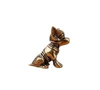 FYDCYHM Statue De Chiot En Bronze Avec Accent D'or, Décoration De Méditation Zen Pour Le Salon, Le Spa Ou La Décoration Du Centre De Studio De Yoga