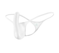 Fydranix Biancheria Intima Gay Lucida da Uomo Sexy Perizoma G-String oleoso Lingerie da Uomo Lucida a Vita Bassa ad Alta Elasticità