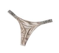Fydranix Perizoma con Strass Lucidi per Donna Mutandine a Vita Bassa Biancheria Intima Sexy Slip per Donna Lingere Panty Underware Perizoma per Donna