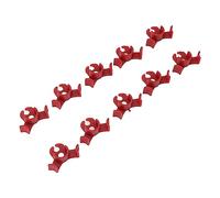 Fydun 20 Clamp/Holder Regolabili per Piegare Le Piante - Allenamento delle Piante con Angolo di 90 Dee per Giardinaggio Interno Ed Esterno, per Pomodori, Alberi da Frutto e Orticole (Rosso)