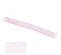 Fydun 20 Pezzi 19 Mm Spirali di Plastica per Rilegatura per Quaderni | Bobine a spirale in plastica, diametro interno 3/4 pollici, 30 fori, perfette per l\'uso in ufficio o a scuola