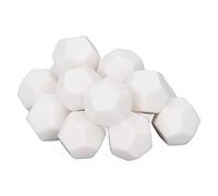 Fydun 30 Dadi di Plastica Vuoti a 12 Facce per Giochi Creativi e Divertenti - Cubi di Dadi Poliedrici Scrivibili da 2,2 Cm per Lezioni Interattive e Intrattenimento