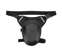 Fydun Borsa Gamba per Moto con Striscia Riflettente Resistente all'Acqua per Escursionismo all'Aperto Viaggiare Pesca in Fibra di Carbonio Stile per Famiglie (Aspetto in