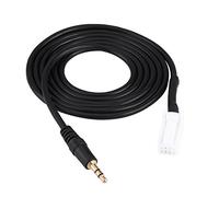 Fydun Cavo Adattatore 8 Pin, Ingresso Audio 3,5 Mm | Plastic Metal Housing, 4.6ft Cable, Plug And Play, Car Stereo Audio Connection, 8 Pin Connector