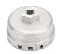 Fydun Chiave per filtro olio flauto 14 flauti in lega di alluminio 64,5 mm