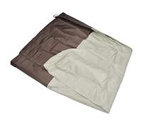 Fydun Copertura per Fontana da Giardino Impermeabile e Resistente - Protezione per Statua in Tessuto di Bue 210D per Uso Esterno, Ideale per la Protezione Invernale e Solare (Beige con Colore caffè)