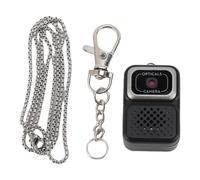 Fydun Display Portatile della Fotocamera Portachiavi 150 Minuti per la Batteria per il Ciclismo Alpinismo (BLACK)