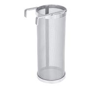 Fydun Filtro Luppolo, 300 Micron Filtro Acciaio per Luppolo Colino per Birra in Acciaio Inossidabile per la Birra Fatta in Casa, Ridurre le Impurità, con Ganci per Appenderlo(10 x 25.5cm)