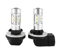 Fydun H27 881 Lampadine Fendinebbia, 2 Pezzi 12-24V 50 W Luce Bianca Fendinebbia per Auto Lampadina DRL del Faro Lampada di Guida per Auto