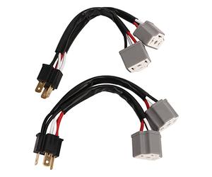 Fydun H4 9003 Adattatore Splitter per Cablaggio Faro a 2 Vie | Filo di Rame Durevole Facile da Installare per la Conversione del LED del Pick-up del Camion