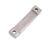 Fydun Imbottitura Superiore per Barca Occhiello per Occhiello per Fante 4 Pezzi Occhielli per Imbottitura in Acciaio Inossidabile 316 42mm Bordi Lisci Argento con 8 Viti