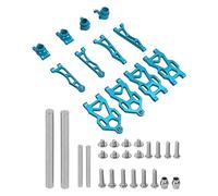 Fydun Kit Bracci Sospensione RC in Lega di Alluminio per Veicolo di Controllo SCY 16101PRO 16102 1/16 - Set Completo di Sostituzione del Braccio Oscillante (BLUE)