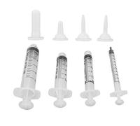 Fydun Kit di Biberon per Animali Domestici, Ricambio Professionale, Controllo della Portata, Biberon per Gattini, Cuccioli, Bianco per Famiglie (WHITE)