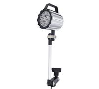 Fydun Lampada da Lavoro Impermeabile a LED Pieghevole per CNC e Tornio - Braccio Lungo Regolabile, 12 W, 24 V, Protezione IP67