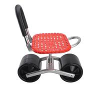 Fydun Lavoro su Ruote Regolabile da Giardino con Ruote - Sgabello da Giardinaggio Ergonomico Facile mobilità e Comfort, Carrello Portautensili Ideale per l'efficienza in Cortile, Campo e Capannone