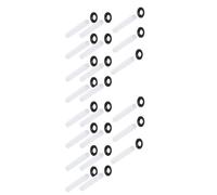 Fydun Manicotti per Cerniere Silenziose per Porte da Garage, DI 11 mm, DE 22 mm, Alberi a Rulli in Metallo, Installazione per Riduzione del Rumore sulle Cerniere (Set da 22 pezzi)