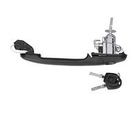 Fydun Maniglia per Portiera Esterna per Auto, Maniglia per Porta Esterna in Lega di Alluminio con Chiave Anteriore Sinistra/Destra di Ricambio 7M0837207B per Seat