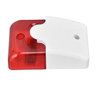 Fydun Mini Allarme Sirena Stroboscopica Cablata - Luce Lampeggiante e Suono per la Sicurezza Domestica - Luce Lampeggiante Stroboscopica DC12V con Accessori Facile Installazione in Negozi e