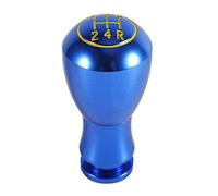 Fydun Pomello Cambio Universale, 5 Marce Manopola Cambio per Auto Manuale/Automatico Pomello Leva Cambio Testa del Pomello del Cambio Montato su Diametro 8mm/10mm/12mm(Blu)