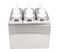 Fydun Pompa per Dispenser di Salse Versatile per e Ristorante - Pompa per Spremere Condimenti da 1 Litro con Testa Girevole, Acciaio e Plastica per Uso Alimentare, Ideale per Ketchup, Condimenti e