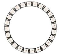 Fydun RGB LED Ring, 24 Bit WS2812 5050 Lampada Ad Anello a LED con Driver Integrati, 5V Anello Luminoso a LED, Luci Circolari Illuminazione a LED