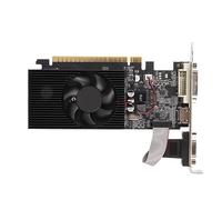 Fydun Scheda Grafica GT610 2G GDDR3 a 64 Bit Supporto Scheda Grafica per Giochi con Interfaccia Multimediale DVI VGA HD con Raffreddamento Silenzioso, Accessori Professionali