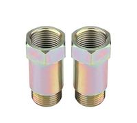 Fydun Sensore Di Ossigeno Extender, 2Pcs 45mm M18 * 1,5 O2 Extension Spacer Bungs Adapter Giallo + distanziatore sensore ossigeno
