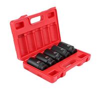 Fydun Set di 5 Bussole Esagonali per Dadi del di Trasmissione da 1/2" 30 Mm, 32 Mm, 34, 35, 36 Utensili a Percussione per Carichi Pesanti per, e Altro