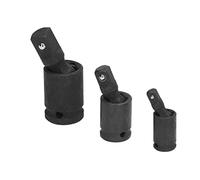 Fydun Set di Adattatori per Prese da 3 Pezzi - Prolunghe per Impatto con Guida da 1/4, 3/8 e 1/2 Pollici con Giunto Flessibile a 360° per un Utilizzo Versatile degli Strumenti