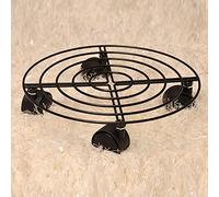 Fydun Supporto per Vasi da Fiori per Carichi Pesanti con Ruote - Carrello per Piante in Ferro con capacità di Carico di 50 kg Facile Mobilità di Piante in Vaso e Oggetti Pesanti