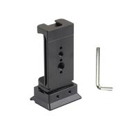 Fydun Supporto Universale per Telefono Impugnatura per Telefono Adatto a RS2 RSC2 RS3 Stabilizzatore Cold Shoe 1/4 3/8 Fori Filettati 61-92mm Smartphone Morsetto in Metallo