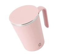 Fydun Tazza da caffè Ricaricabile con Agitazione Automatica con Coperchio, Meno Miscelatore Magnetico in Acciaio - Tazza Elettrica Portatile da 350 Ml per caffè, tè e Altro (PINK)